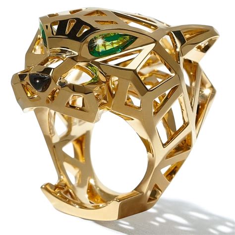 cartier panther ring silver|cartier panther ring black jasper.